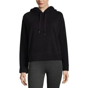 Brushed Fleece Crop Pullover Hoodie